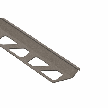 Schluter Finec 1/2 inch Aluminum Stone Grey