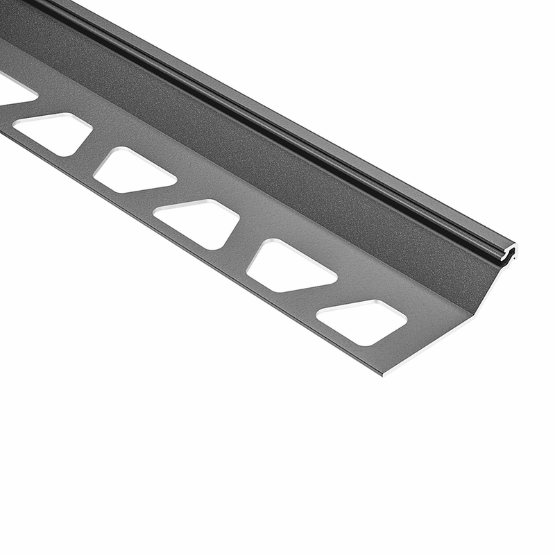 Schluter Finec Square 1/2 inch Aluminum Light Anthracite
