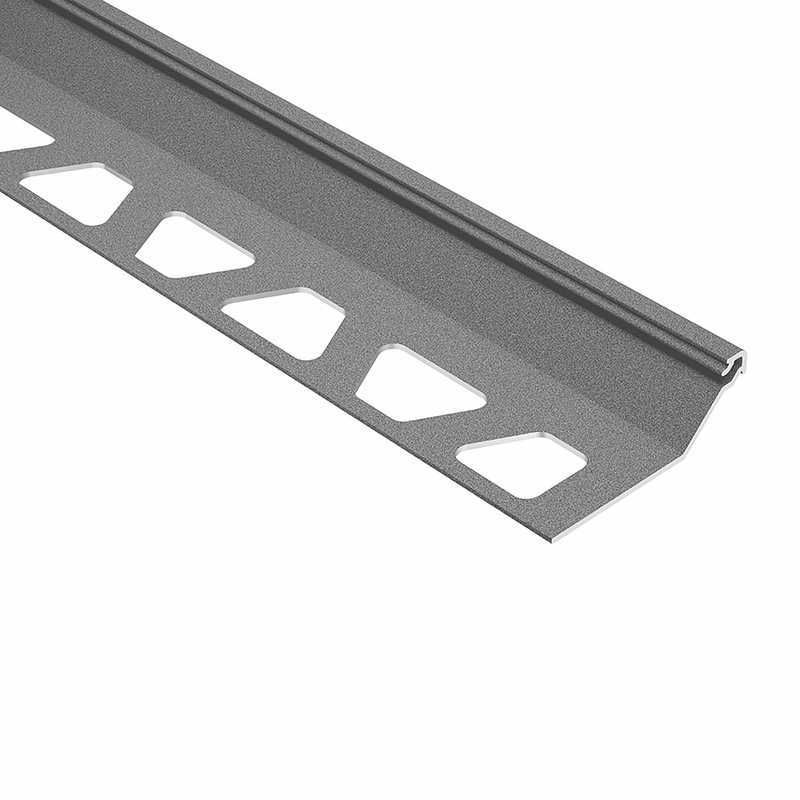 Schluter Finec Square 1/2 inch Aluminum Pewter