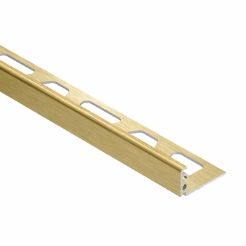 Schluter Jolly 1/2 inch Brushed Brass