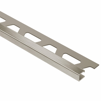 Schluter Quadec 1/2 inch Brushed Nickel