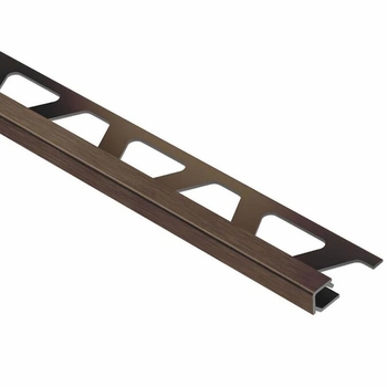 Schluter Quadec 3/8 Inch Brushed Antique Bronze