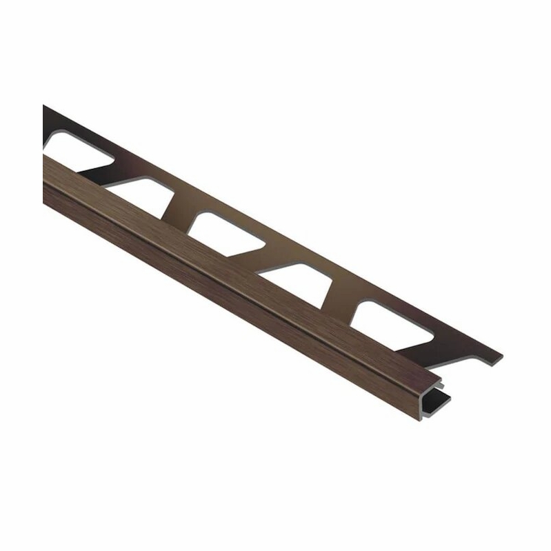 Schluter Quadec 3/8 Inch Brushed Antique Bronze