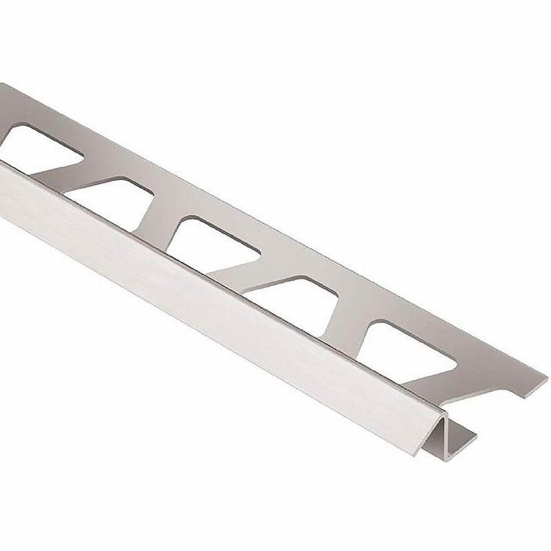 Schluter Reno TK 1/2 inch Brushed Stainless Steel