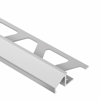 Schluter Reno U Reducer 3/8 inch Aluminum Satin