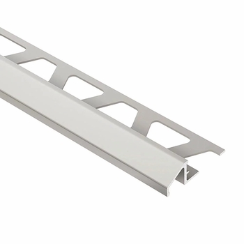 Schluter Reno U Reducer 3/8 inch Aluminum Satin Nickel