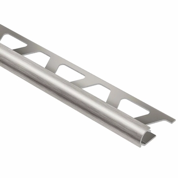Schluter Rondec 1/2 inch Brushed  Nickel