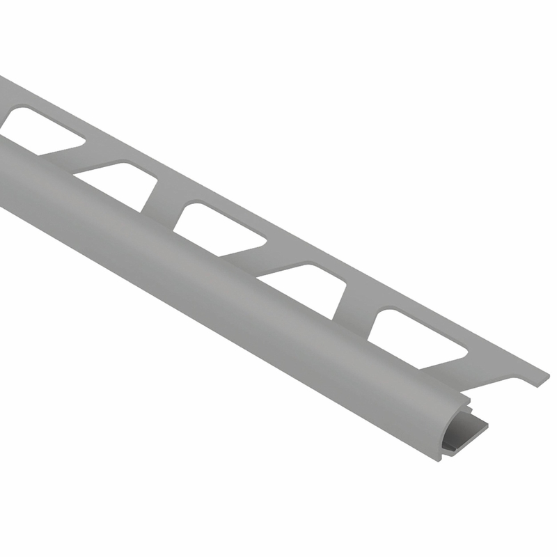 Schluter Rondec 1/2 inch Metallic Gray