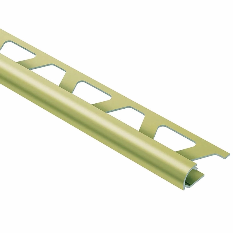 Schluter Rondec 1/2 inch Satin Brass