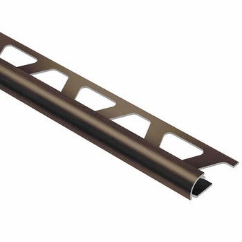 Schluter Rondec 3/8 inch Brushed Antique Bronze