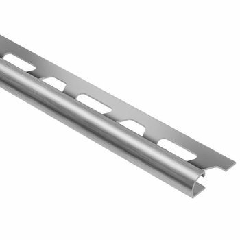 Schluter Rondec 3/8 inch Brushed Stainless Steel