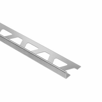 Schluter Schiene Edge Trim 1/2 inch Brush Stainless Steel