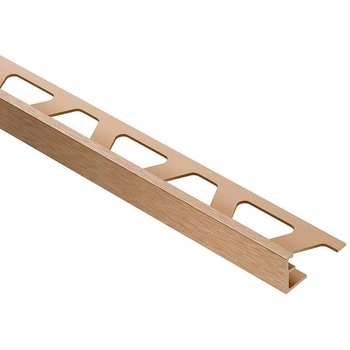 Schluter Schiene Edge Trim 1/2 inch Brushed Copper