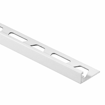 Schluter Schiene Edge Trim 1/2 inch Matte Bright White