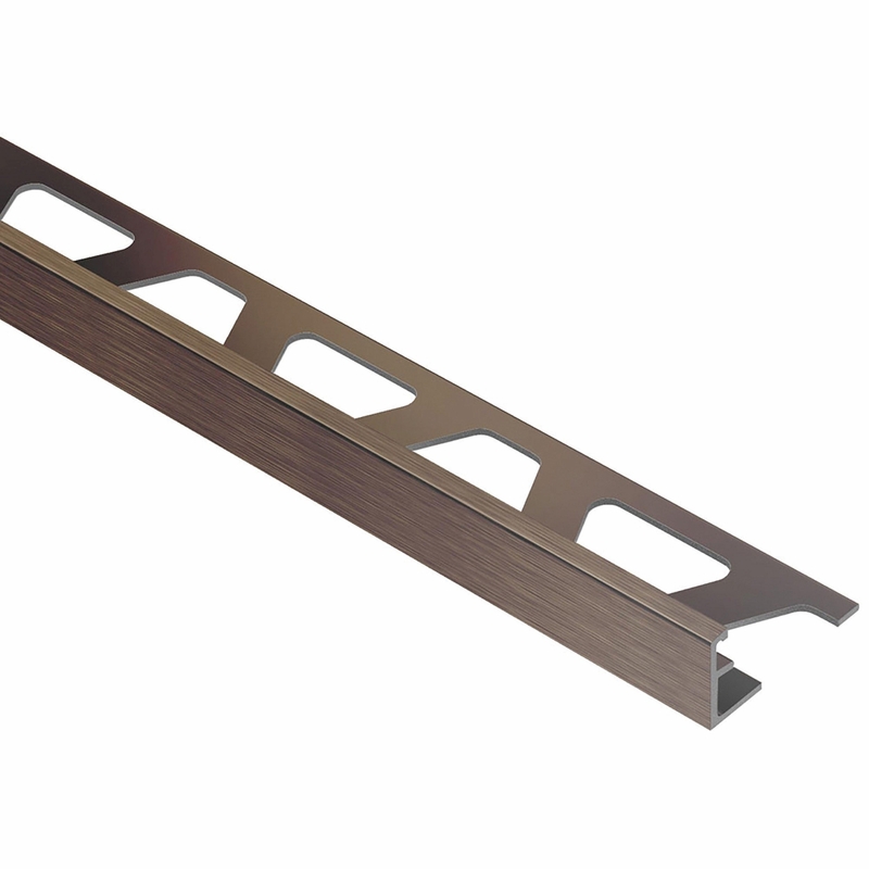 Schluter Schiene Edge Trim 3/8 inch Antique Bronze
