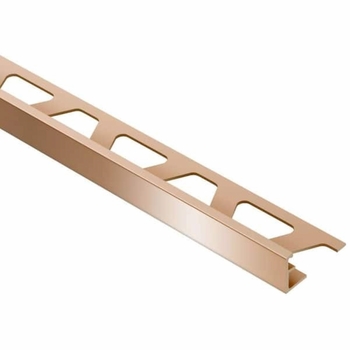 Schluter Schiene Edge Trim 3/8 inch Polished Copper