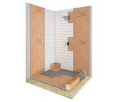 Schluter Shower Kit No Drain 48"x 72"