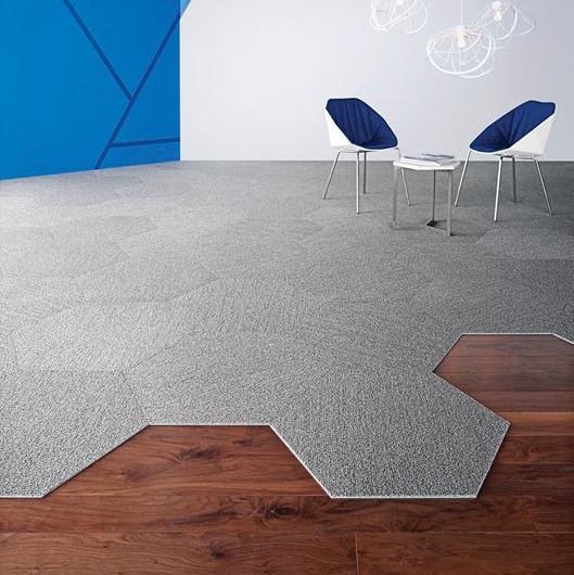 Shaw Contract Hexagon Carpet