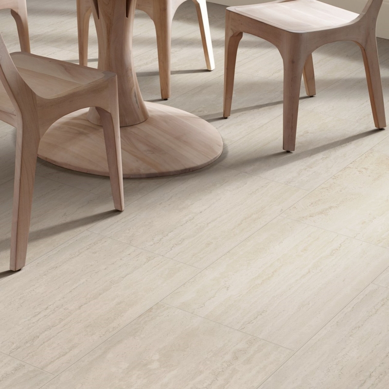 Shaw Natural Strata Cream 12" x 24"