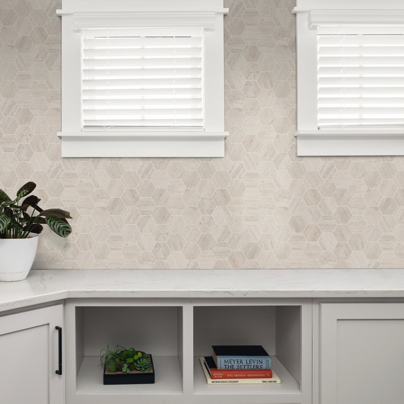 Shaw Natural Strata Hex Mosaic