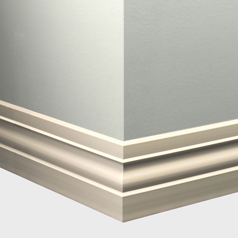 Tarkett Millwork Ambassador Antique White 4 inch 8 feet