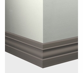 Tarkett Millwork Ambassador Brown 4 inch 8 feet