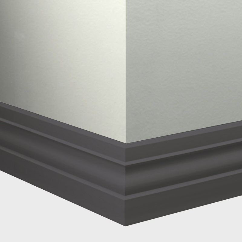 Tarkett Millwork Ambassador Burnt Umber 4 inch 8 feet