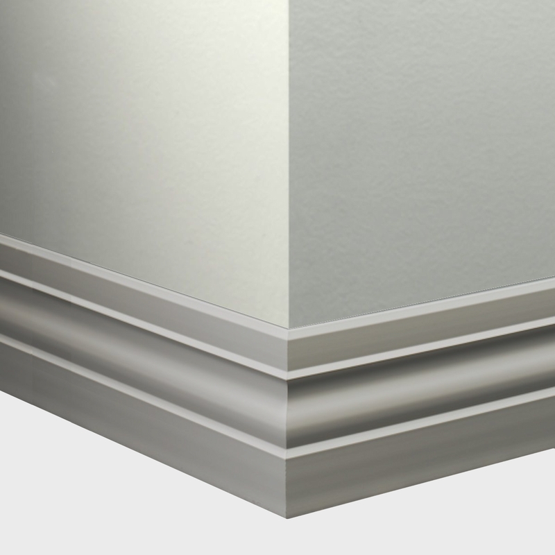 Tarkett Millwork Ambassador Colonial Grey 4 inch 8 feet