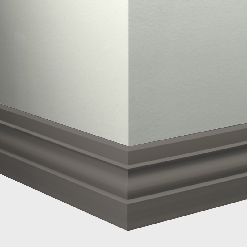 Tarkett Millwork Ambassador Fudge 4 inch 8 feet