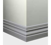 Tarkett Millwork Ambassador Pewter 4 inch 8 feet