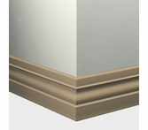 Tarkett Millwork Ambassador Sandalwood 4 inch 8 feet