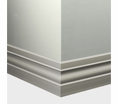 Tarkett Millwork Ambassador Silver Grey 4 inch 8 feet