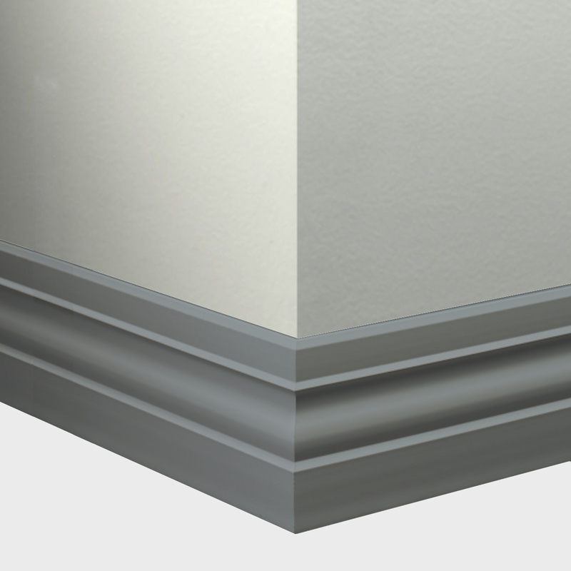 Tarkett Millwork Ambassador Storm Cloud 4 inch 8 feet