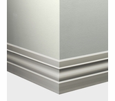 Tarkett Millwork Ambassador Vapor Grey 4 inch 8 feet