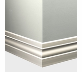 Tarkett Millwork Ambassador White Sand 4 inch 8 feet