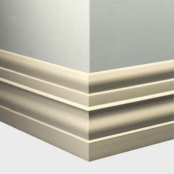 Tarkett Millwork Attache Almond 6 inch 8 feet