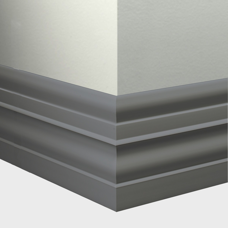 Tarkett Millwork Attache Bedrock 6 inch 8 feet