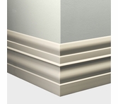 Tarkett Millwork Attache Beige 6 inch 8 feet