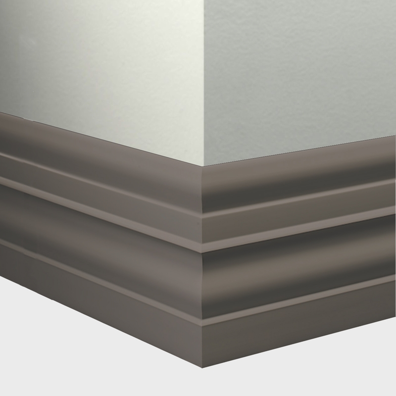 Tarkett Millwork Attache Brown 6 inch 8 feet