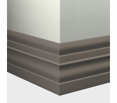 Tarkett Millwork Attache Brown 6 inch 8 feet