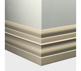Tarkett Millwork Attache Clay 6 inch 8 feet