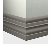 Tarkett Millwork Attache Grey 6 inch 8 feet