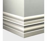 Tarkett Millwork Attache Icicle 6 inch 8 feet