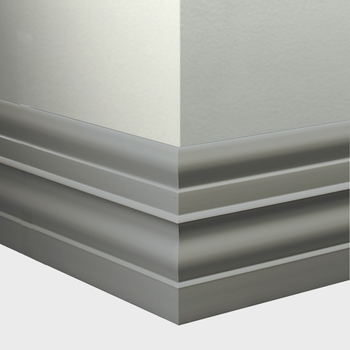 Tarkett Millwork Attache Medium Grey 6 inch 8 feet