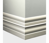 Tarkett Millwork Attache Mist 6 inch 8 feet