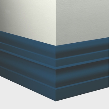 Tarkett Millwork Attache Navy Blue 6 inch 8 feet