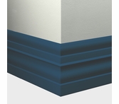 Tarkett Millwork Attache Navy Blue 6 inch 8 feet
