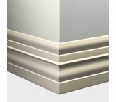 Tarkett Millwork Attache Pearl 6 inch 8 feet
