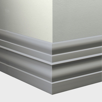 Tarkett Millwork Attache Pewter 6 inch 8 feet