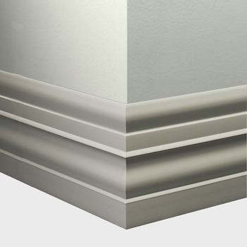 Tarkett Millwork Attache Silver Grey 6 inch 8 feet